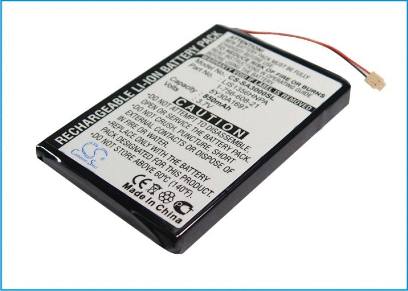 3.7V 850mAh Sony NW-A3000V MP3 Player Batteries